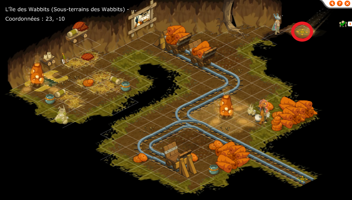 Dofus Retro Château Wa Wabbit, comment y accéder, quel est le chemin pour la panoplie avec les